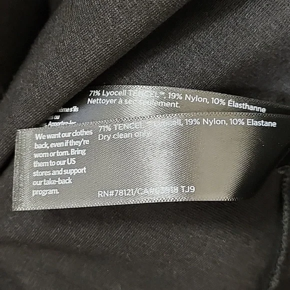 Eileen Fisher preppy Black Drape Open Blazer Office Siren size Small - Picture 7 of 17